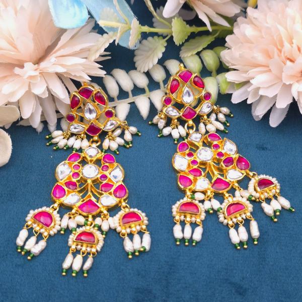 Kundan Crystal Earings