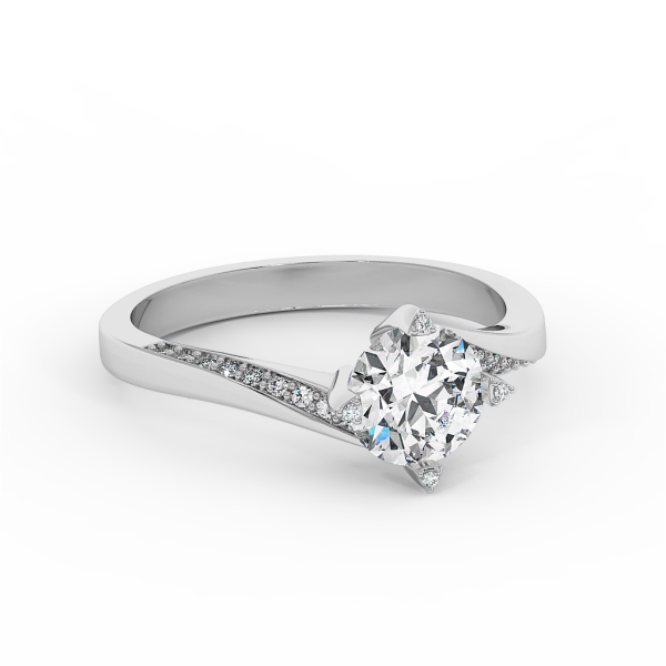 The Azzurra Solitaire Ring